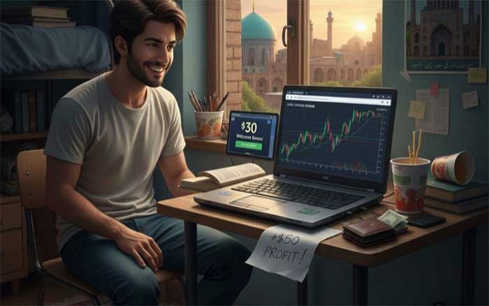 درآمد دلاری بدون سرمایه اولیه؛ آموزش شروع فارکس با بونوس رایگان